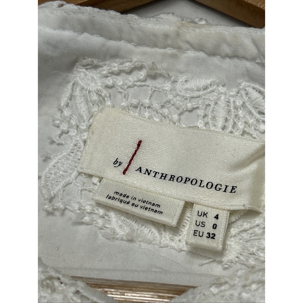 Anthropologie Charleston Lace Mini‎ Dress Retail $180 Sz 0 Gorgeous Worn Once - Picture 9 of 12